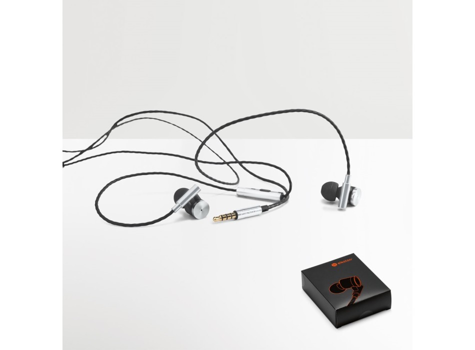 VIBRATION. Auricolari con microfono in metallo e ABS FullGadgets.com