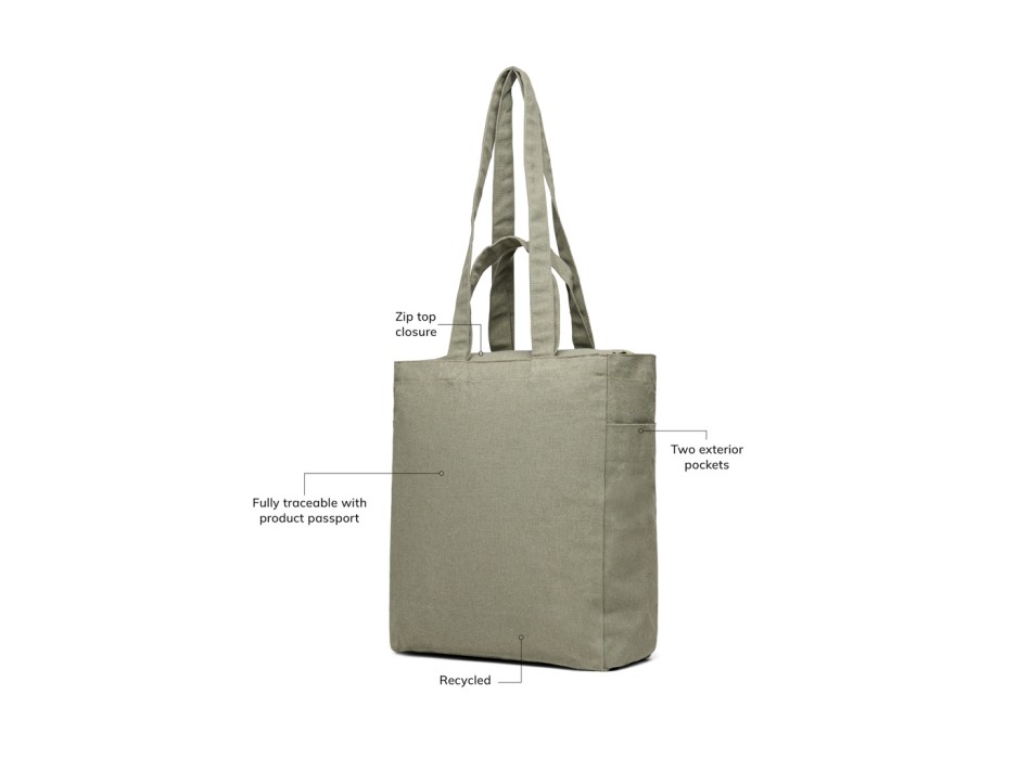VINGA Hilo AWARE™ borsa con zip in tela riciclata FullGadgets.com