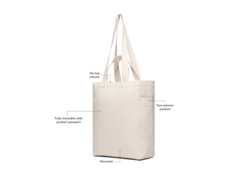 VINGA Hilo AWARE™ borsa con zip in tela riciclata FullGadgets.com