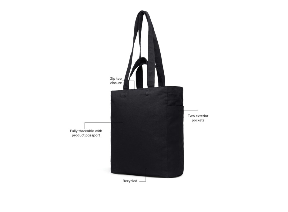 VINGA Hilo AWARE™ borsa con zip in tela riciclata FullGadgets.com