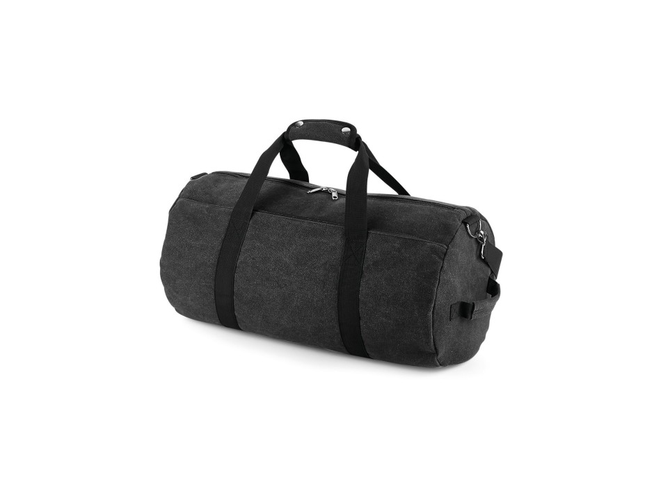 Vintage Canvas Barrel Bag FullGadgets.com