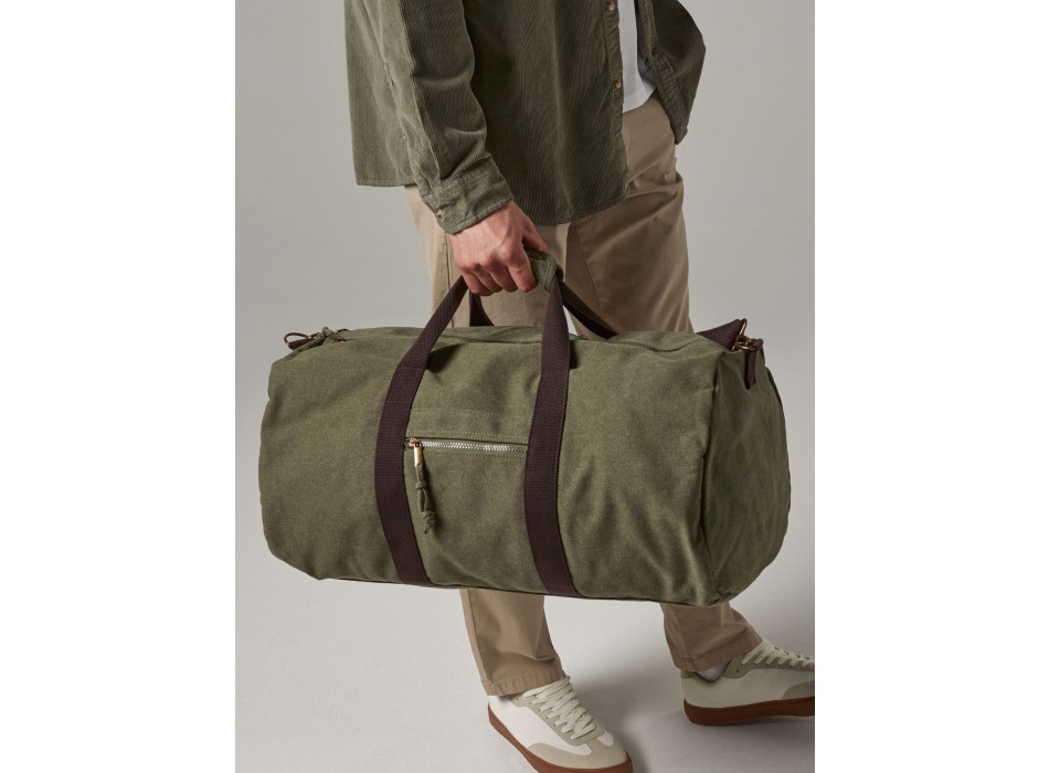 Vintage Canvas Holdall FullGadgets.com