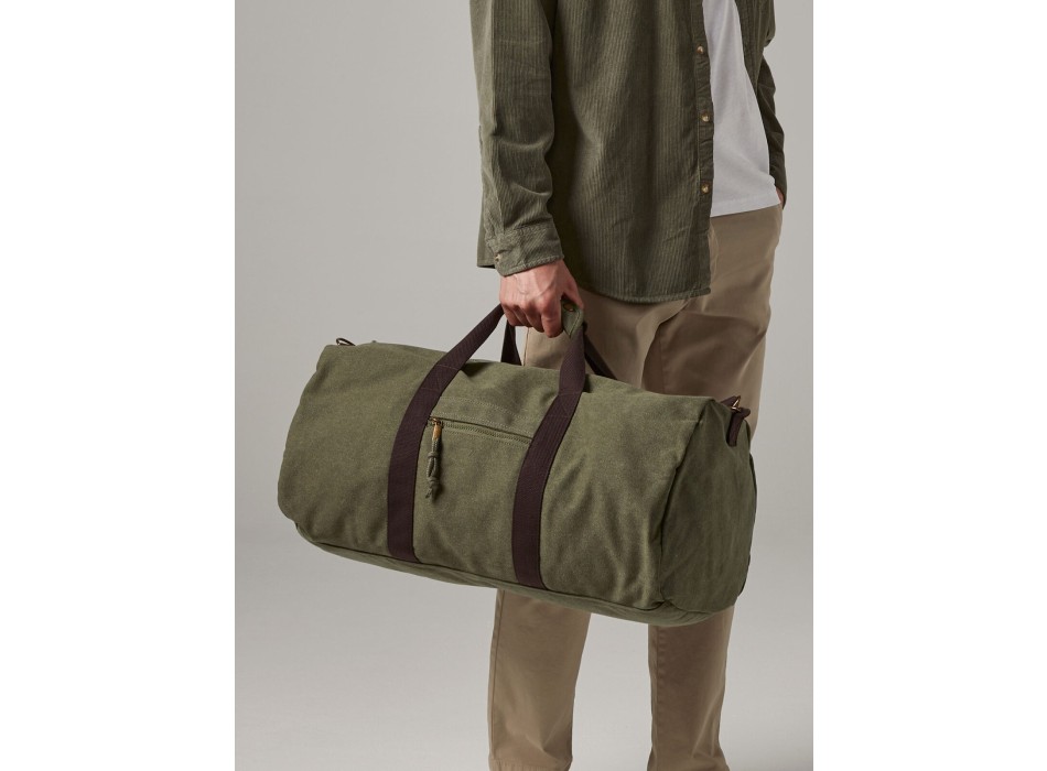 Vintage Canvas Holdall FullGadgets.com