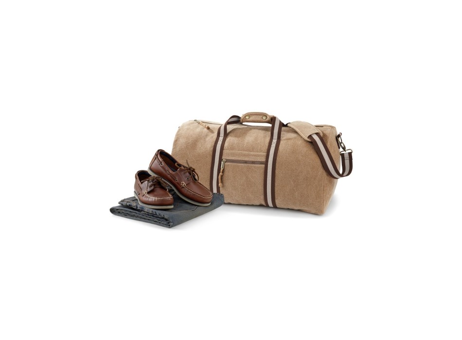 Vintage Canvas Holdall FullGadgets.com