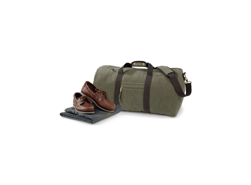 Vintage Canvas Holdall FullGadgets.com