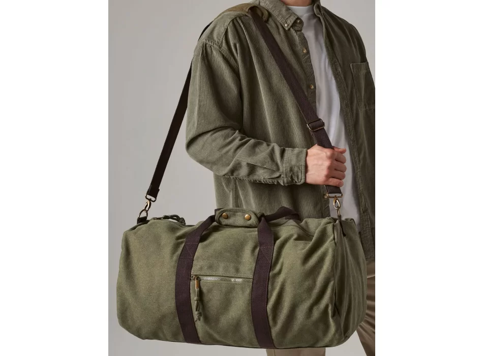 Vintage Canvas Holdall FullGadgets.com