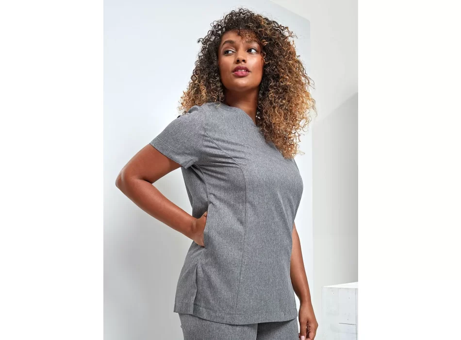 Viola Linen Look Cut Neck Beauty Tunic FullGadgets.com