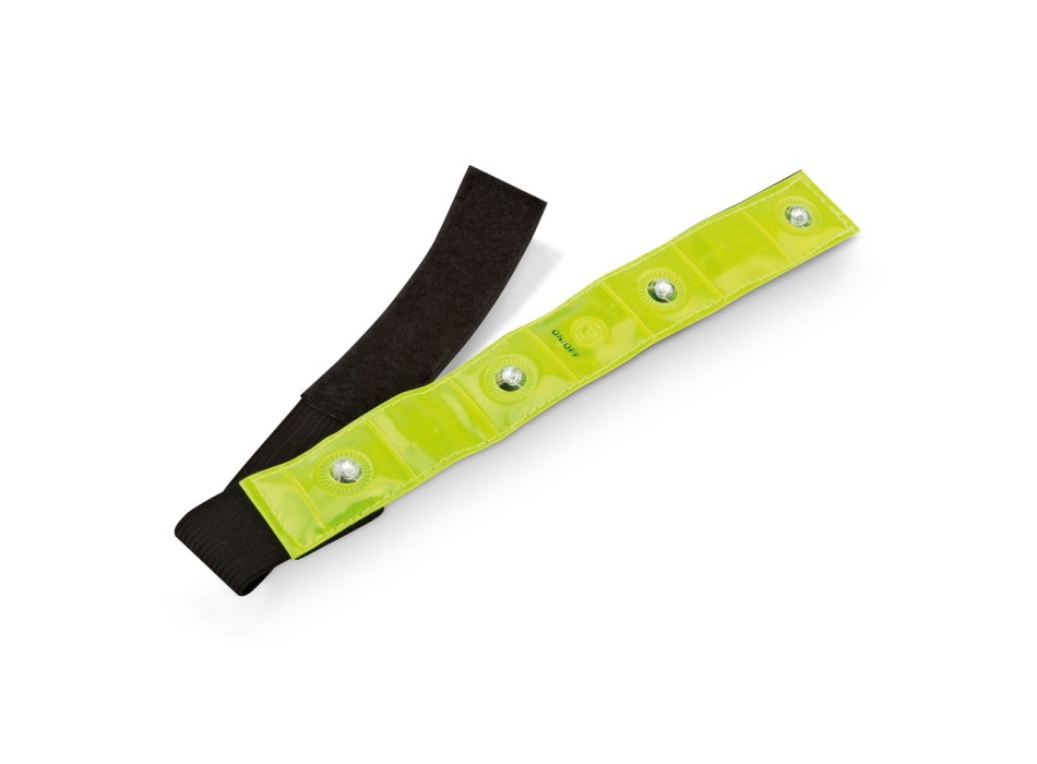 VISIBLE. Polsino riflettente con 4 LED rossi FullGadgets.com