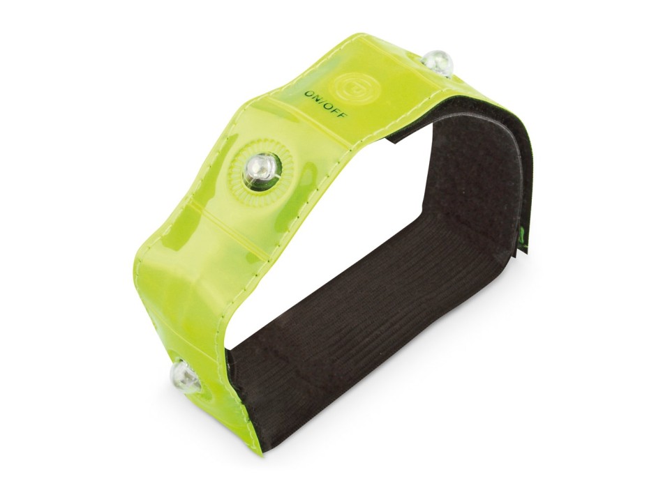 VISIBLE. Polsino riflettente con 4 LED rossi FullGadgets.com