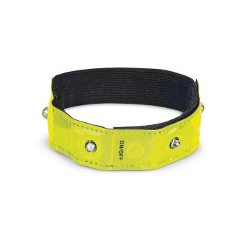 VISIBLE. Polsino riflettente con 4 LED rossi FullGadgets.com