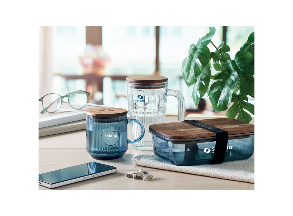 VITRIO MUG - Tazza in vetro a coste da 300 m FullGadgets.com