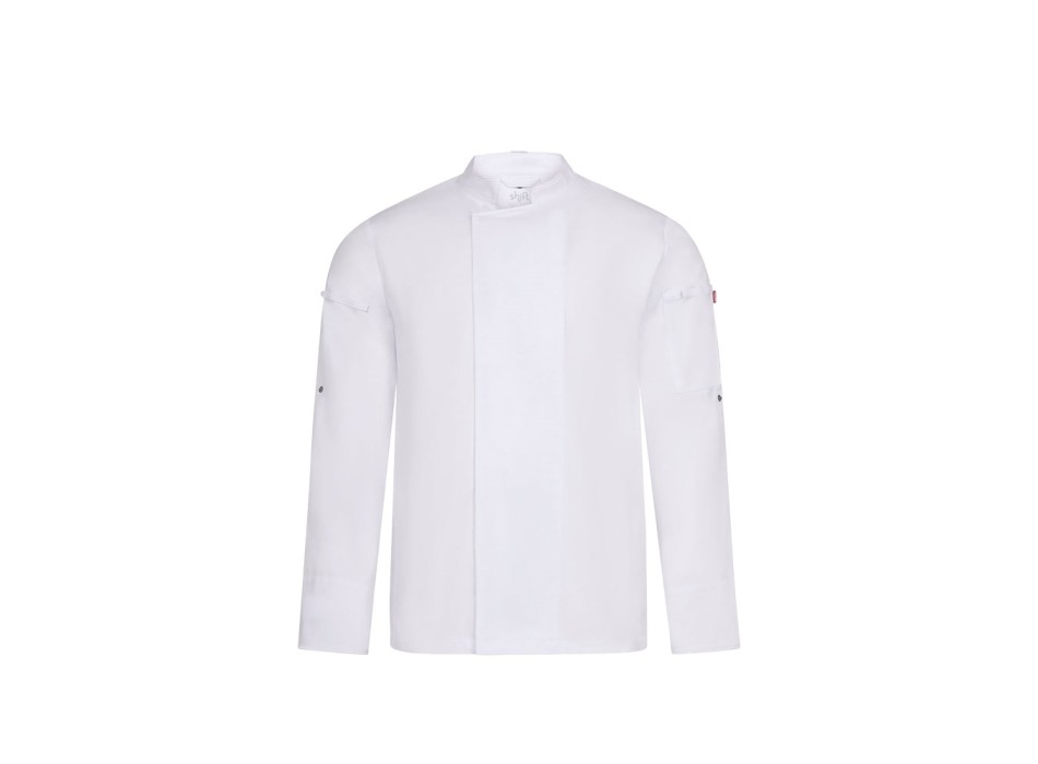 VL AGNI. Giacca da cucina unisex (190 g/m²), realizzata in cotone (35%) e poliestere riciclato (65%) FullGadgets.com