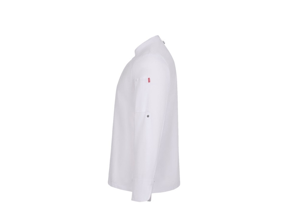 VL AGNI. Giacca da cucina unisex (190 g/m²), realizzata in cotone (35%) e poliestere riciclato (65%) FullGadgets.com