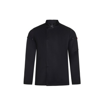 VL AGNI. Giacca da cucina unisex (190 g/m²), realizzata in cotone (35%) e poliestere riciclato (65%) FullGadgets.com