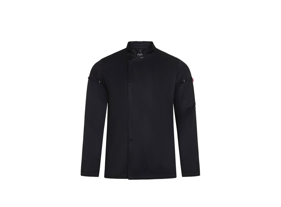 VL AGNI. Giacca da cucina unisex (190 g/m²), realizzata in cotone (35%) e poliestere riciclato (65%) FullGadgets.com