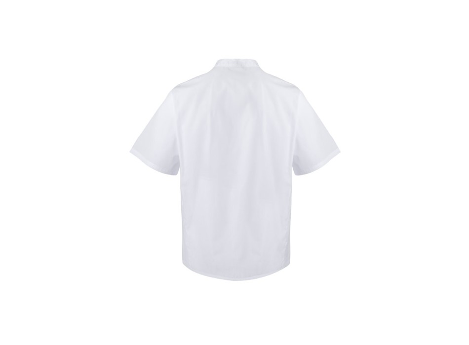 VL DURGA. Giacca da cucina in popeline (110g/m²) a maniche corte, in cotone (35%) e poliestere (65%) FullGadgets.com