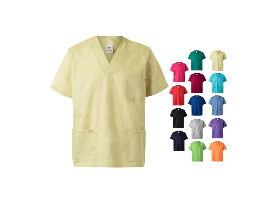 VL ILLAPA. Tunica in twill (190g/m²) a maniche corte, in poliestere (65%) e cotone (35%) FullGadgets.com