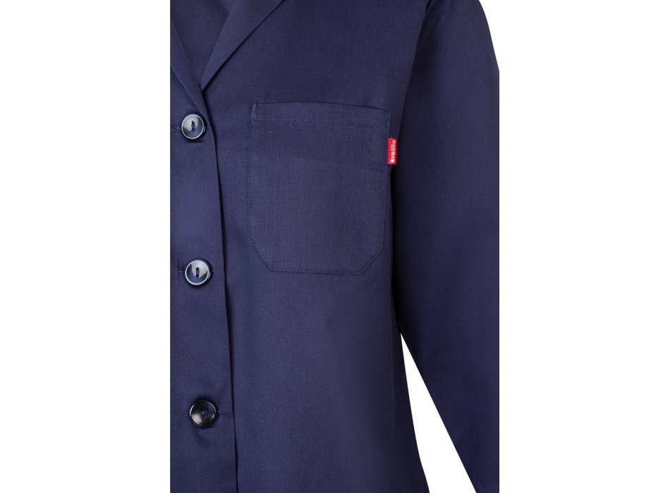 VL RAMA. Grembiule in twill a maniche lunghe (175g/m²), in twill di cotone (35%) e poliestere (65%) FullGadgets.com