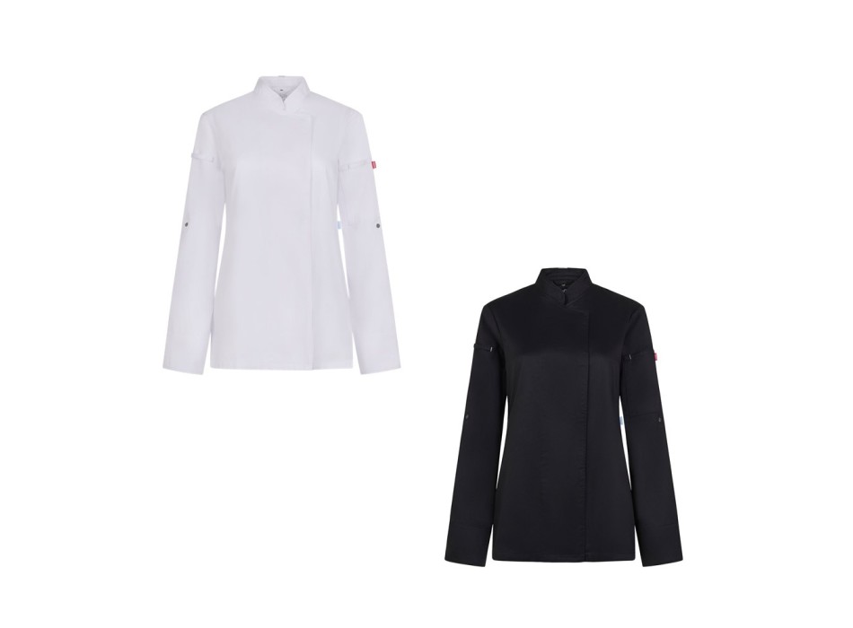 VL THOTH. Giacca da cucina da donna (190 g/m²), realizzata in cotone (35%) e poliestere riciclato (65%) FullGadgets.com
