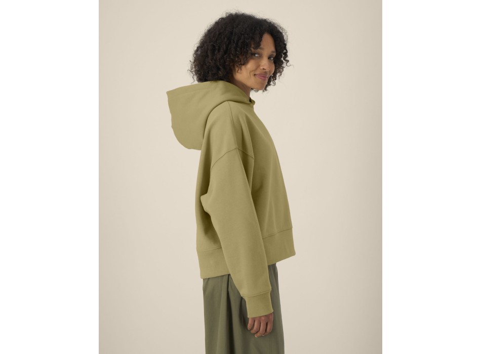 Voicer - La felpa con cappuccio boxy unisex in cotone riciclato FullGadgets.com