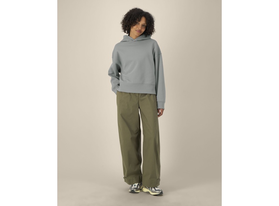 Voicer - La felpa con cappuccio boxy unisex in cotone riciclato FullGadgets.com