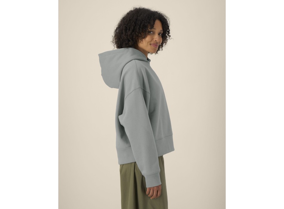 Voicer - La felpa con cappuccio boxy unisex in cotone riciclato FullGadgets.com