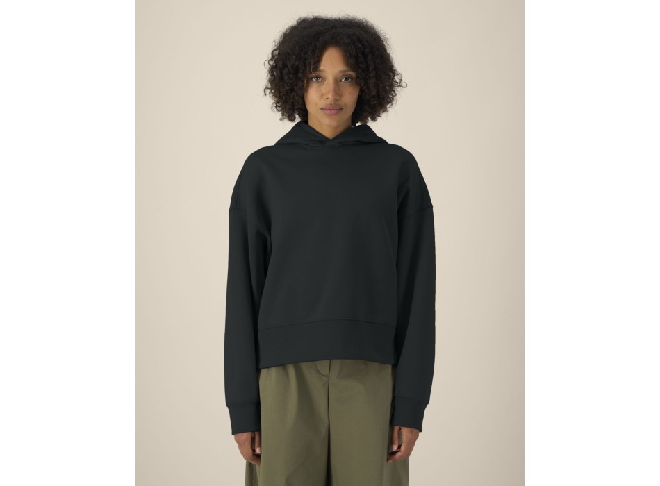 Voicer - La felpa con cappuccio boxy unisex in cotone riciclato FullGadgets.com