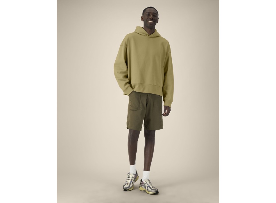 Voicer - La felpa con cappuccio boxy unisex in cotone riciclato FullGadgets.com