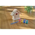 Voliera in legno con set da pittura Wesley FullGadgets.com