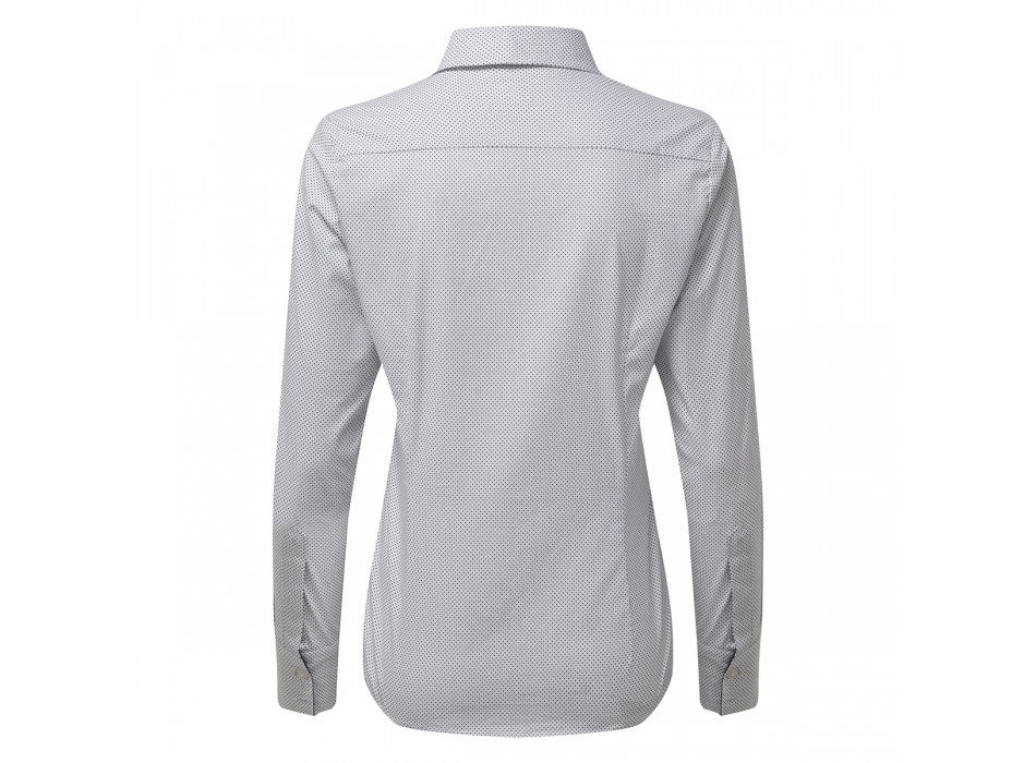 W Denim-Pindot LS Shirt 100%C FullGadgets.com