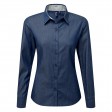 W Denim-Pindot LS Shirt 100%C FullGadgets.com