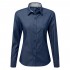 W Denim-Pindot Ls Shirt 100% Cotone Personalizzabile |Premier