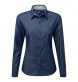 W Denim-Pindot LS Shirt 100%C FullGadgets.com