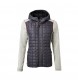 W Knitted Hybrid Jacket 100%P FullGadgets.com