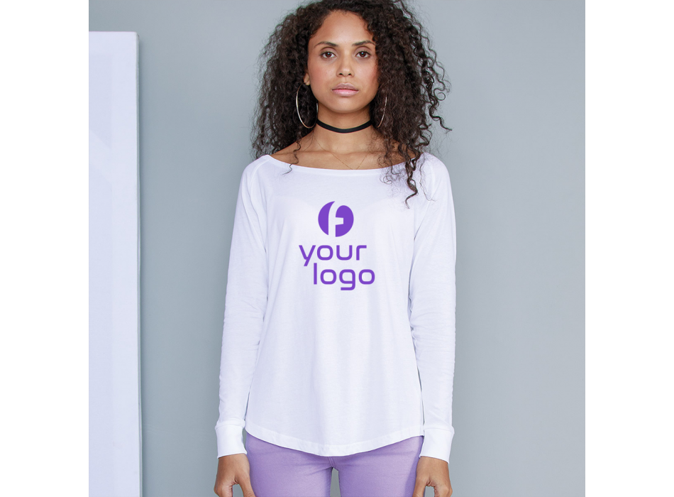 W LOOSE FIT LONG SLEEVE 100%C FullGadgets.com