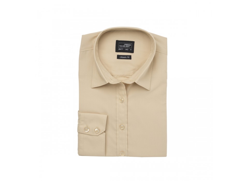 W Shirt LS Poplin 65%P 35%C FullGadgets.com