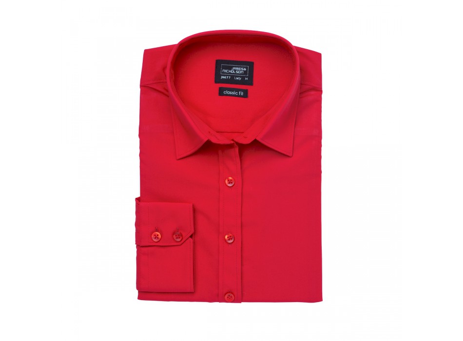 W Shirt LS Poplin 65%P 35%C FullGadgets.com