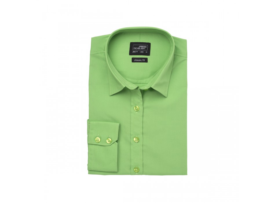 W Shirt LS Poplin 65%P 35%C FullGadgets.com