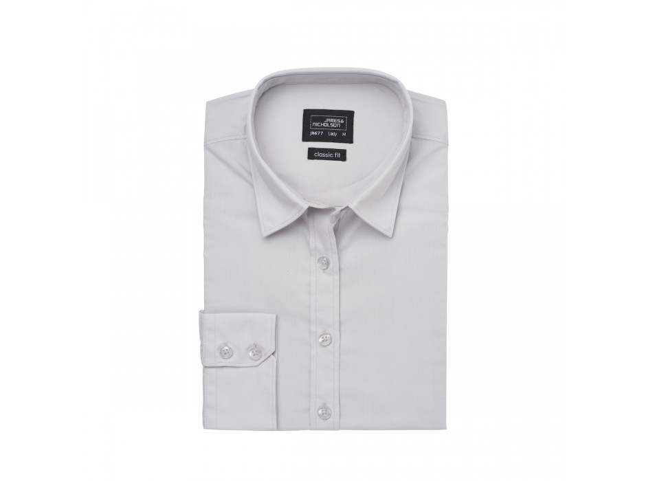 W Shirt LS Poplin 65%P 35%C FullGadgets.com