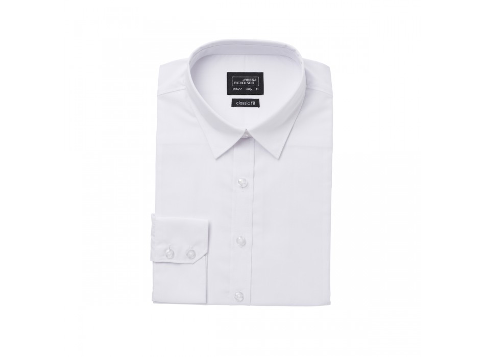 W Shirt LS Poplin 65%P 35%C FullGadgets.com