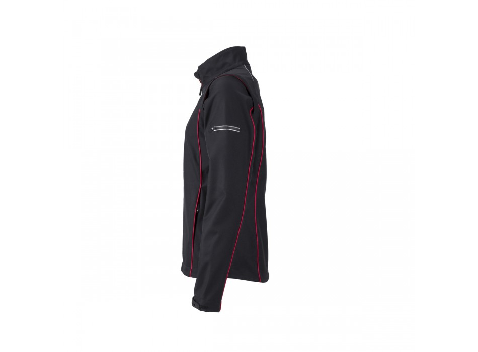 W Zip-Off SoftshellJacket100%P FullGadgets.com