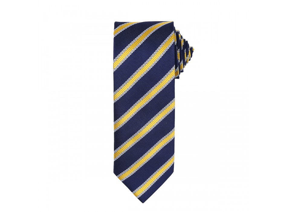 Waffle Stripe Tie 100%P FullGadgets.com