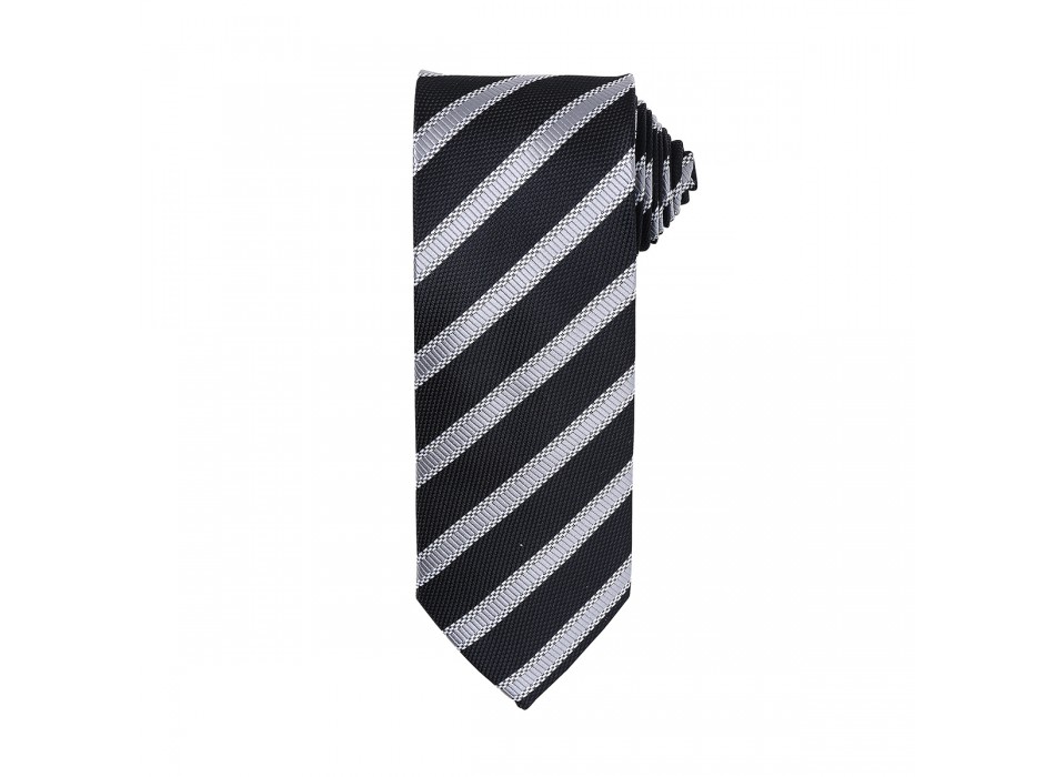 Waffle Stripe Tie 100%P FullGadgets.com