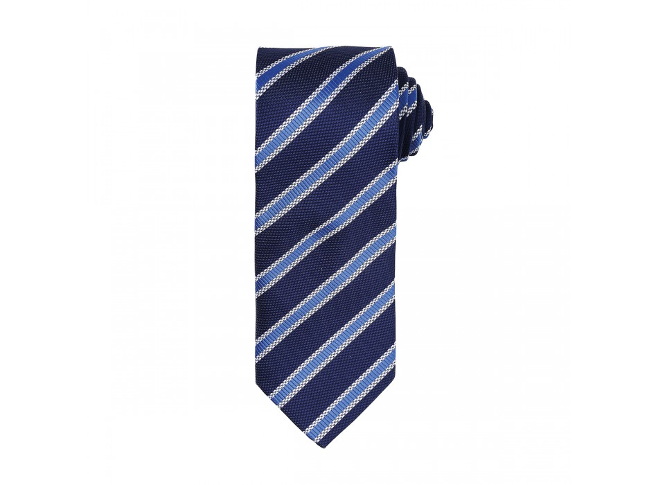 Waffle Stripe Tie 100%P FullGadgets.com