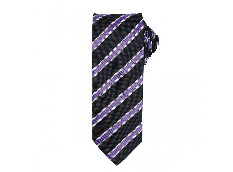Waffle Stripe Tie 100%P FullGadgets.com
