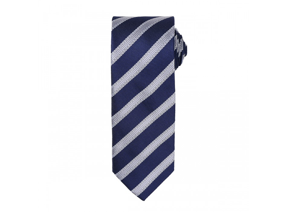 Waffle Stripe Tie 100%P FullGadgets.com