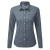 Camicia a Maniche Lunghe in Chambray da Donna 100% Cotone Personalizzabile |Premier