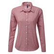 Women's Cotton Slub Chambray Long Sleeve Shirt FullGadgets.com