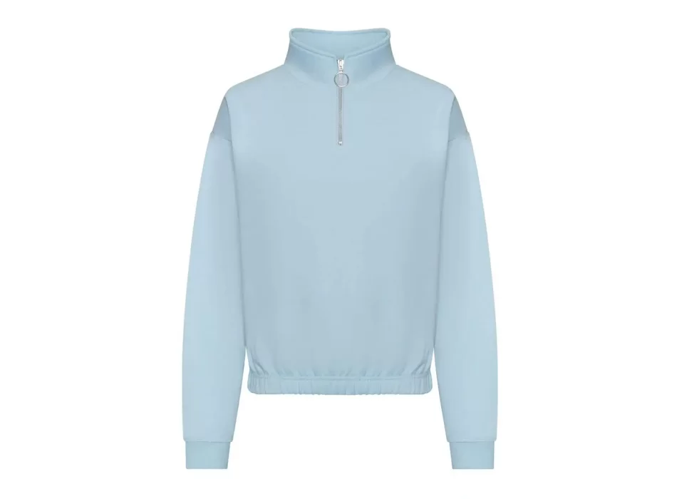 Women's Cropped ½ Zip Sweat FullGadgets.com