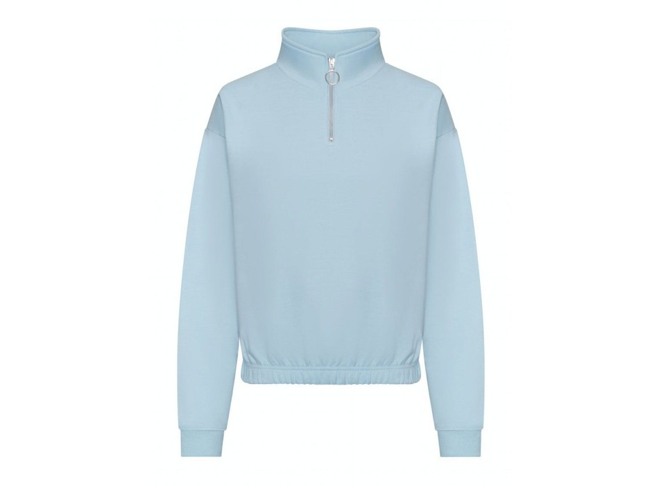Women's Cropped ½ Zip Sweat FullGadgets.com
